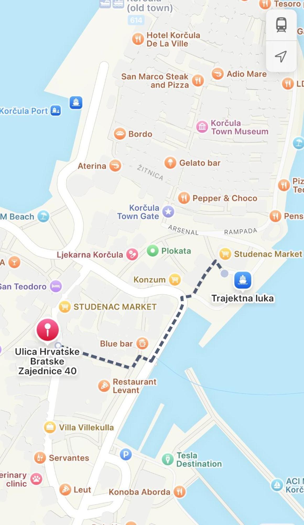 Apartment N Central 科尔丘拉 外观 照片